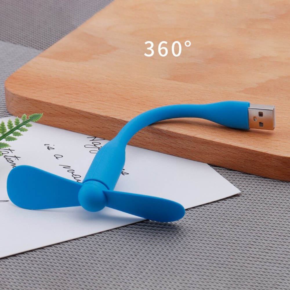 Мобильный вентилятор USB синий