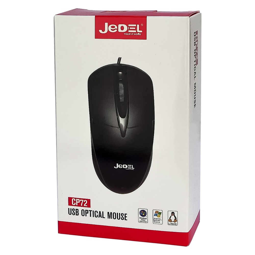 Мышь Jedel CP72 800 DPI черная
