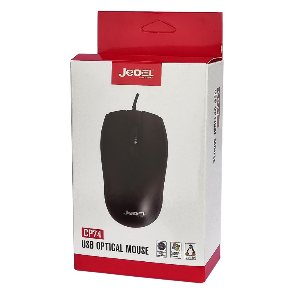 Мышь Jedel CP74 800 DPI черная