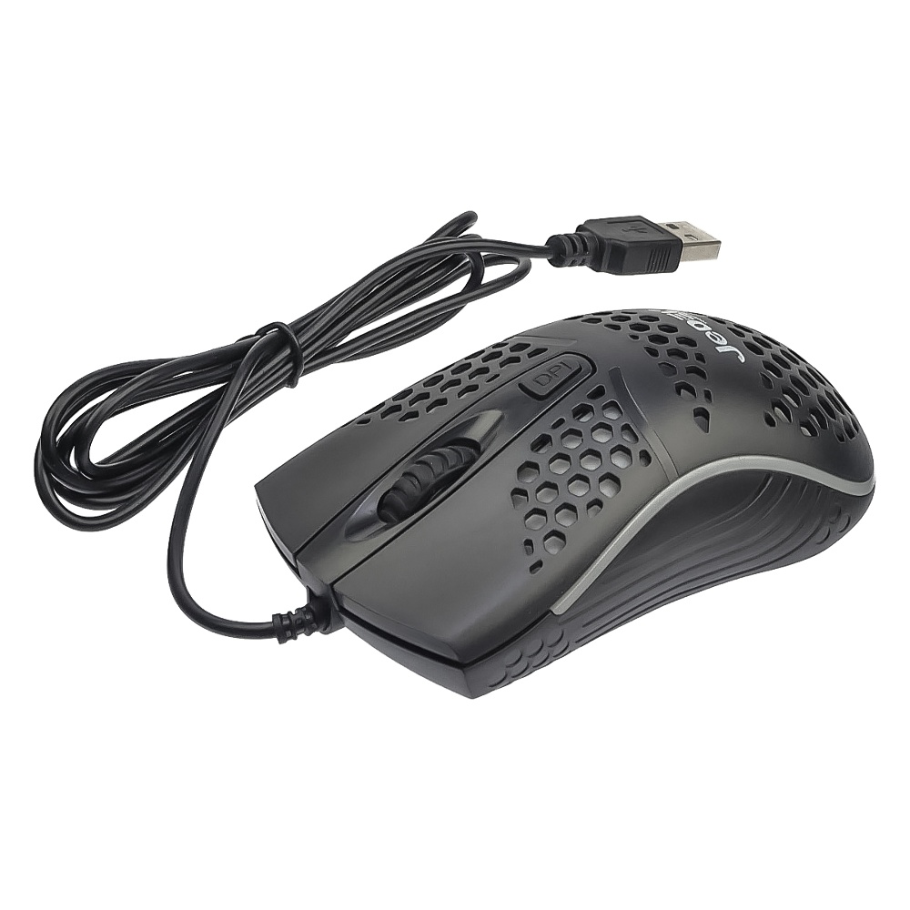 Мышь Jedel CP77 2000 DPI с RGB подсветкой черная