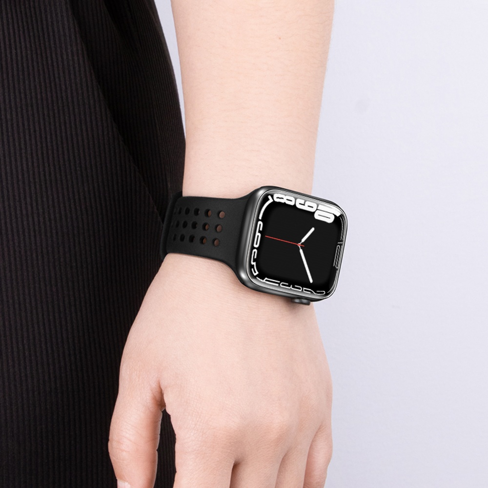 Ремешок силиконовый Hoco iWatch WA08 honeycomb 38/ 40/ 41mm black