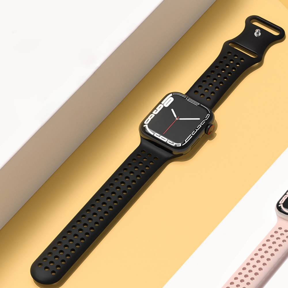 Ремешок силиконовый Hoco iWatch WA08 honeycomb 38/ 40/ 41mm black