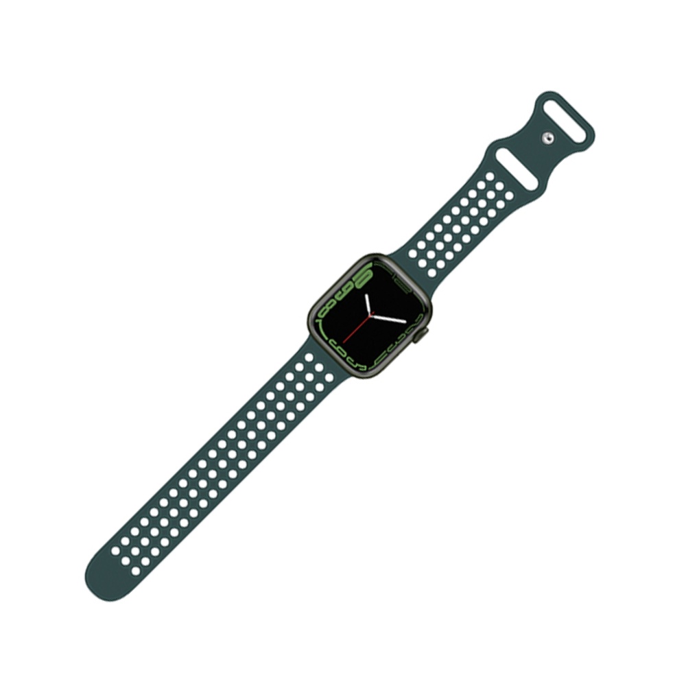 Ремешок силиконовый Hoco iWatch WA08 honeycomb 38/ 40/ 41mm olive green