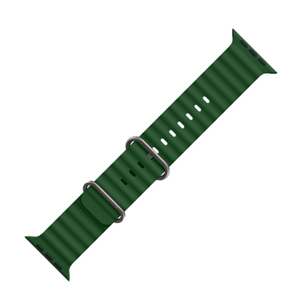 Ремешок силиконовый Hoco iWatch WA12 marine double buckle 38/ 40/ 41mm alfalfa