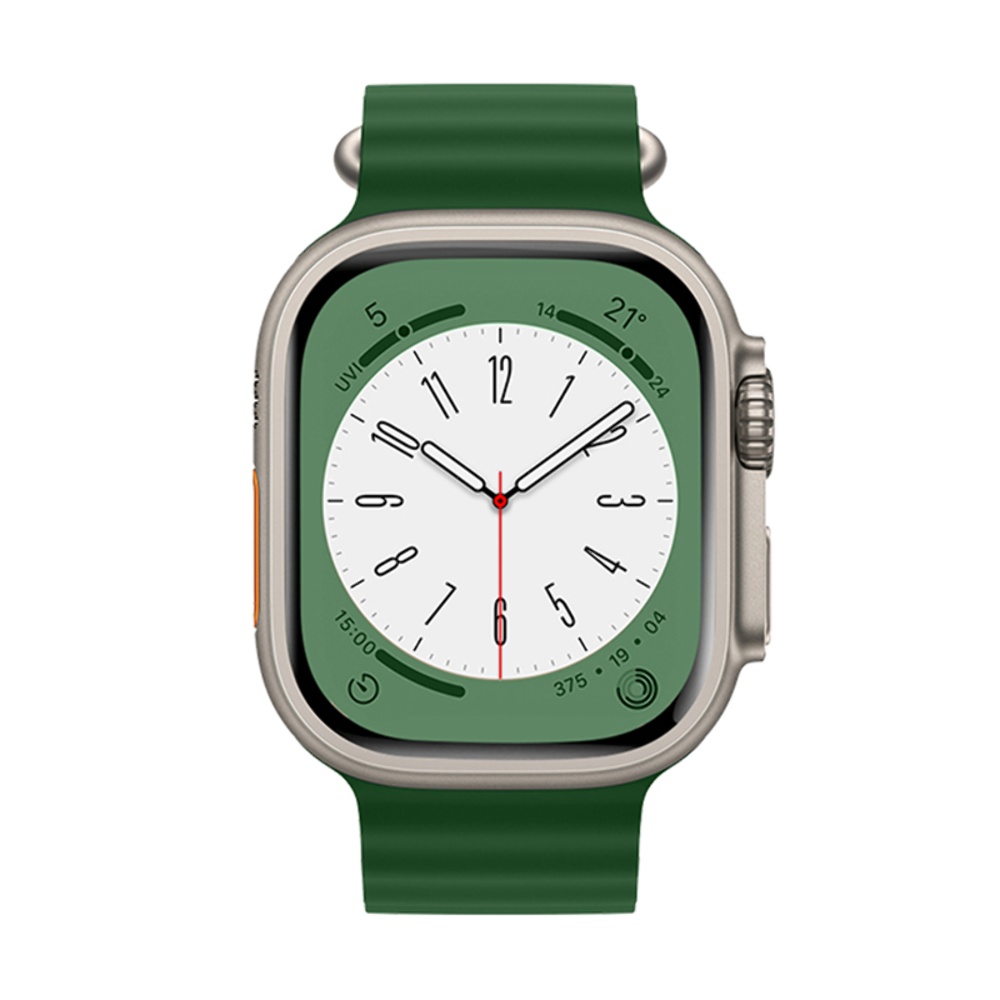 Ремешок силиконовый Hoco iWatch WA12 marine double buckle 38/ 40/ 41mm alfalfa