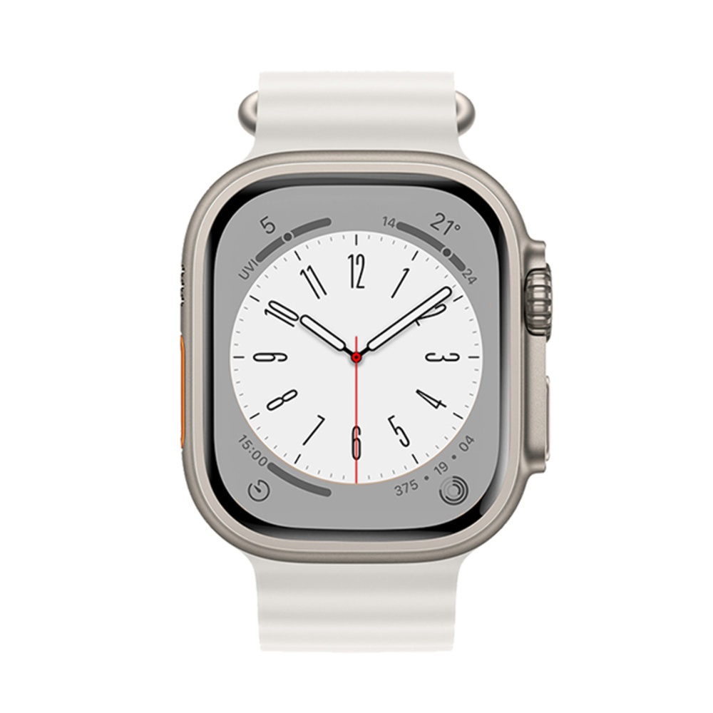 Ремешок силиконовый Hoco iWatch WA12 marine double buckle 38/ 40/ 41mm white