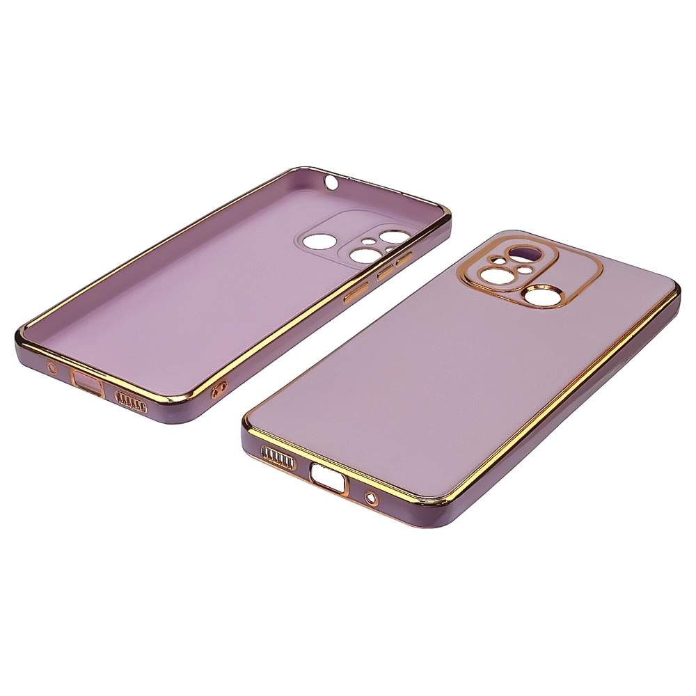 Чехол Glossy Color для Xiaomi Redmi 12C (6,71") (168,76 x 76,41 x 8,77 mm) цвет  1 лавандовый