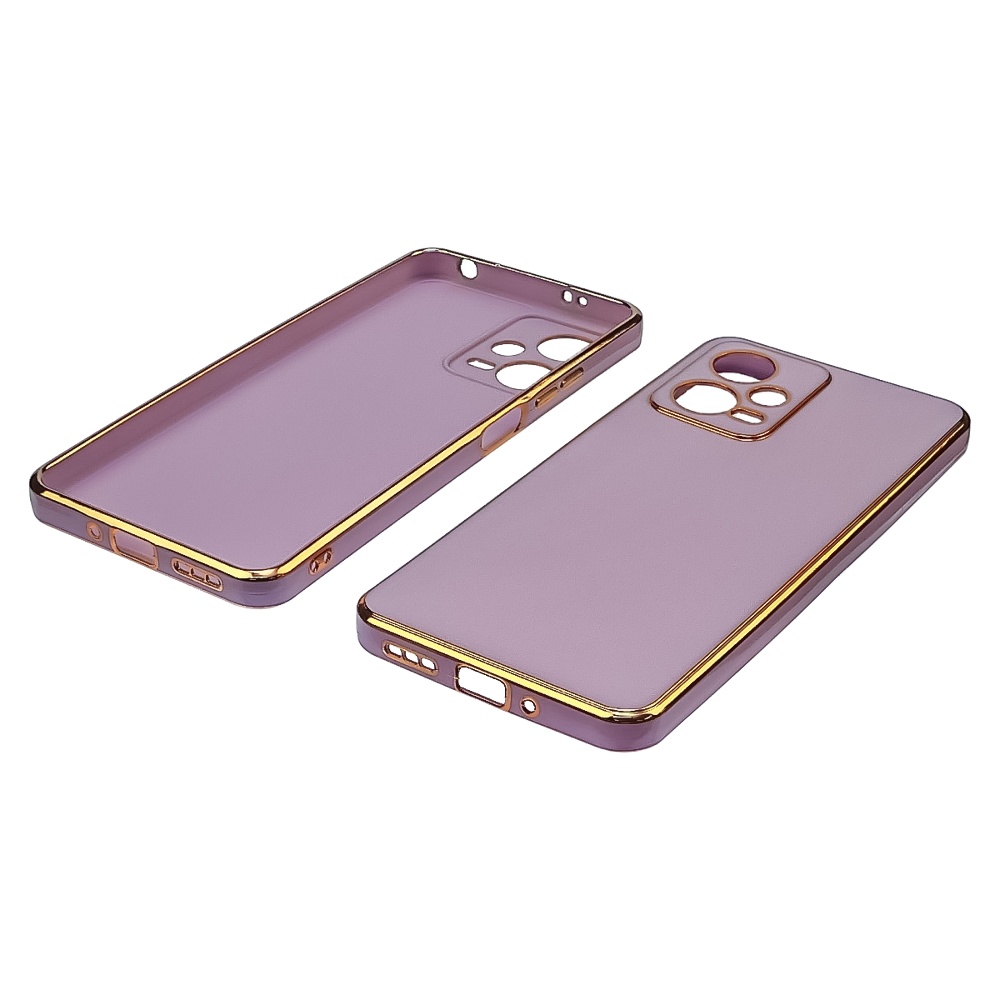 Чехол Glossy Color для Xiaomi Redmi Note 12 5G (6,67") (165,88 x 76,21 x 7,98 мм) цвет  1 лавандовый