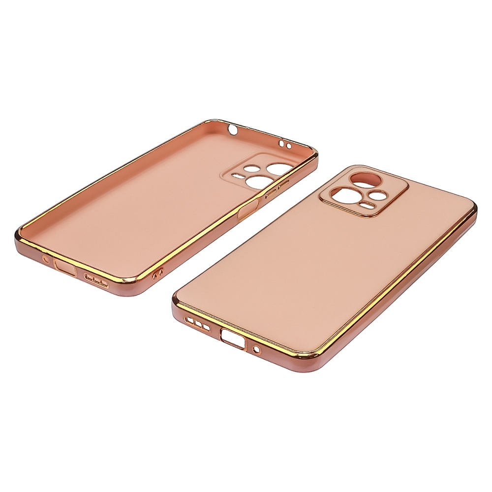 Чехол Glossy Color для Xiaomi Redmi Note 12 5G (6,67") (165,88 x 76,21 x 7,98 мм) цвет  2 розовый