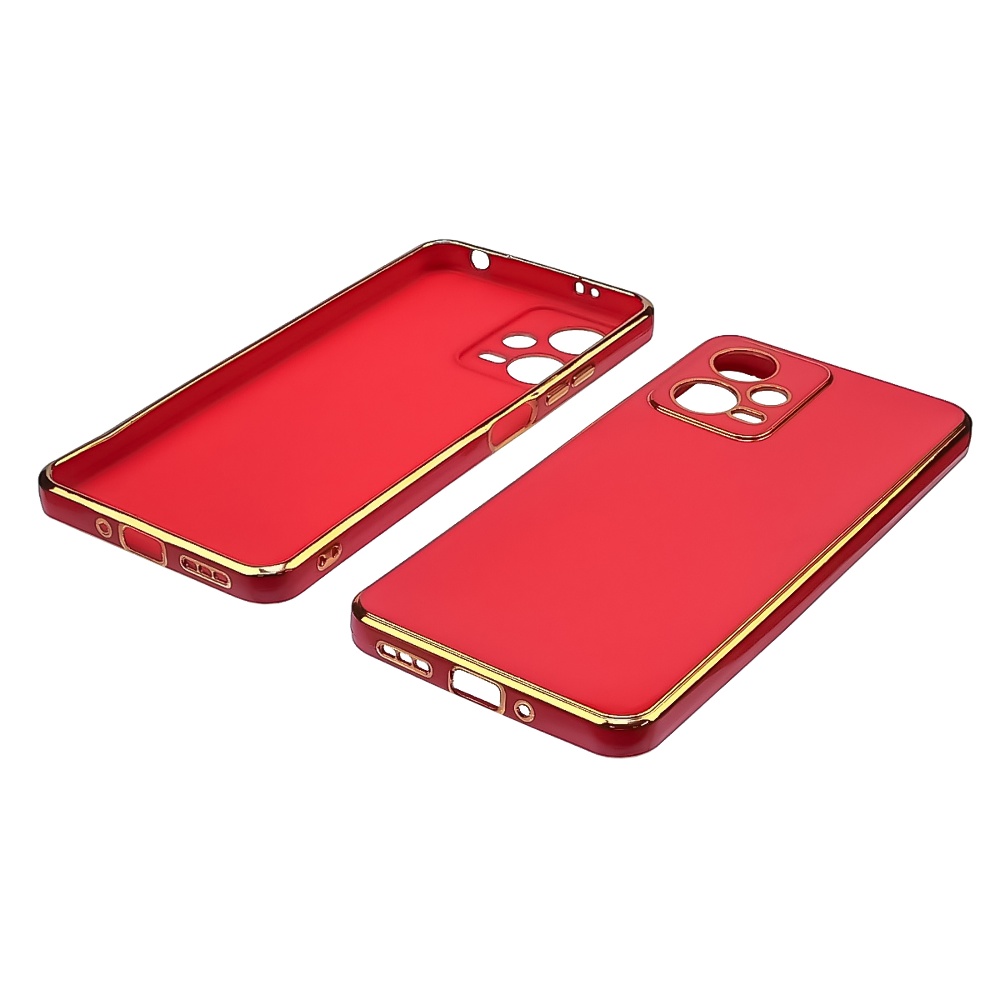 Чехол Glossy Color для Xiaomi Redmi Note 12 5G (6,67") (165,88 x 76,21 x 7,98 мм) цвет  3 коралловый