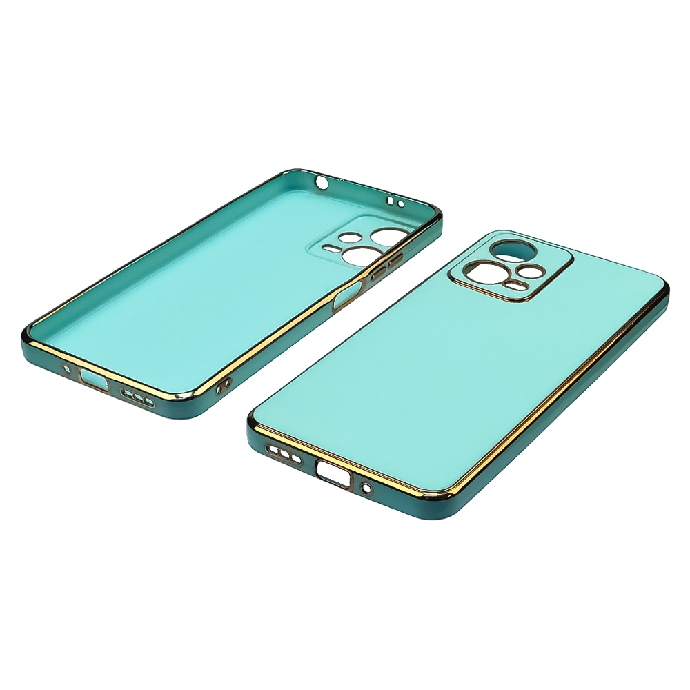 Чехол Glossy Color для Xiaomi Redmi Note 12 5G (6,67") (165,88 x 76,21 x 7,98 мм) цвет  4 бирюзовый