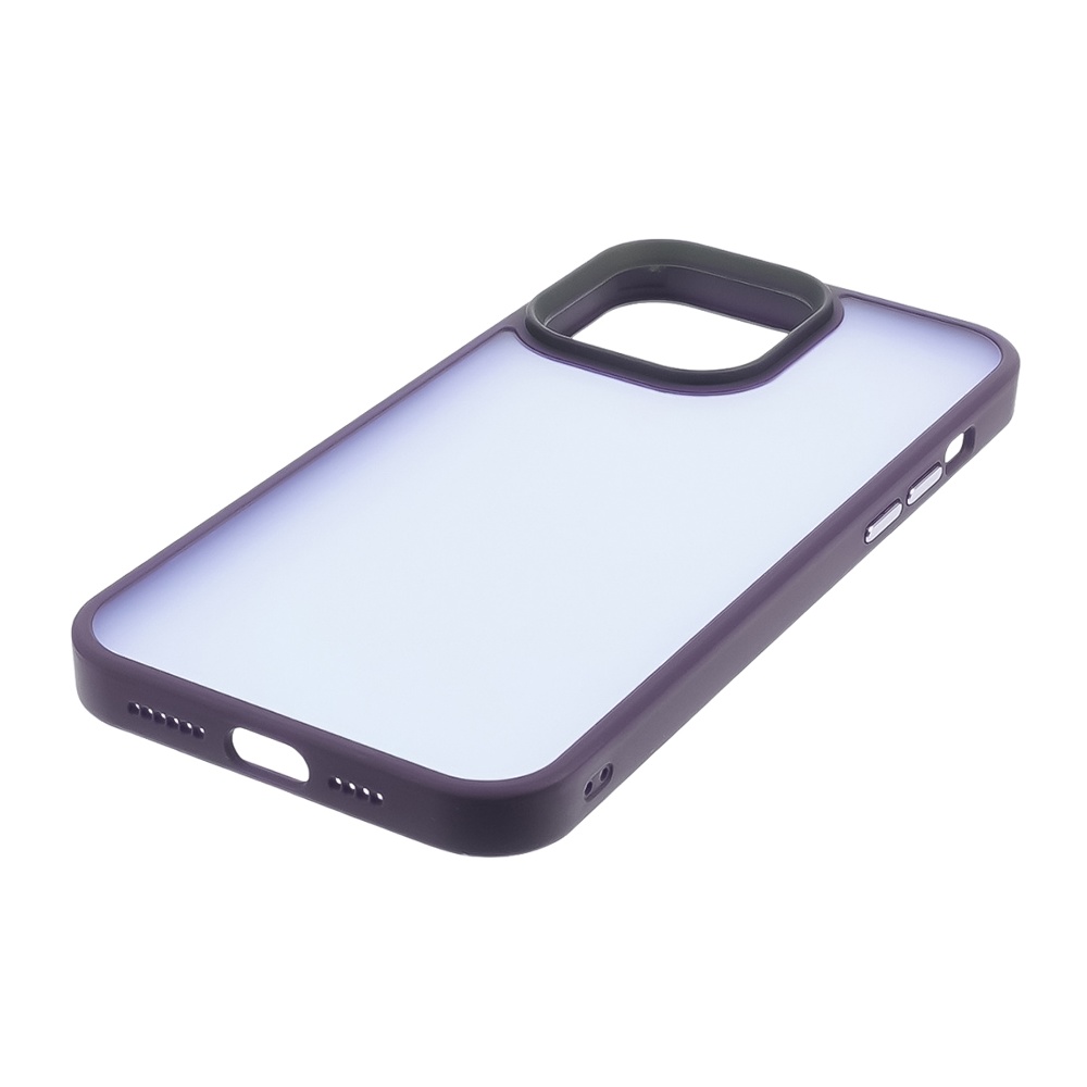 Чехол Colorful Matte Case для Apple iPhone 14 Pro темно-фиолетовый Люкс