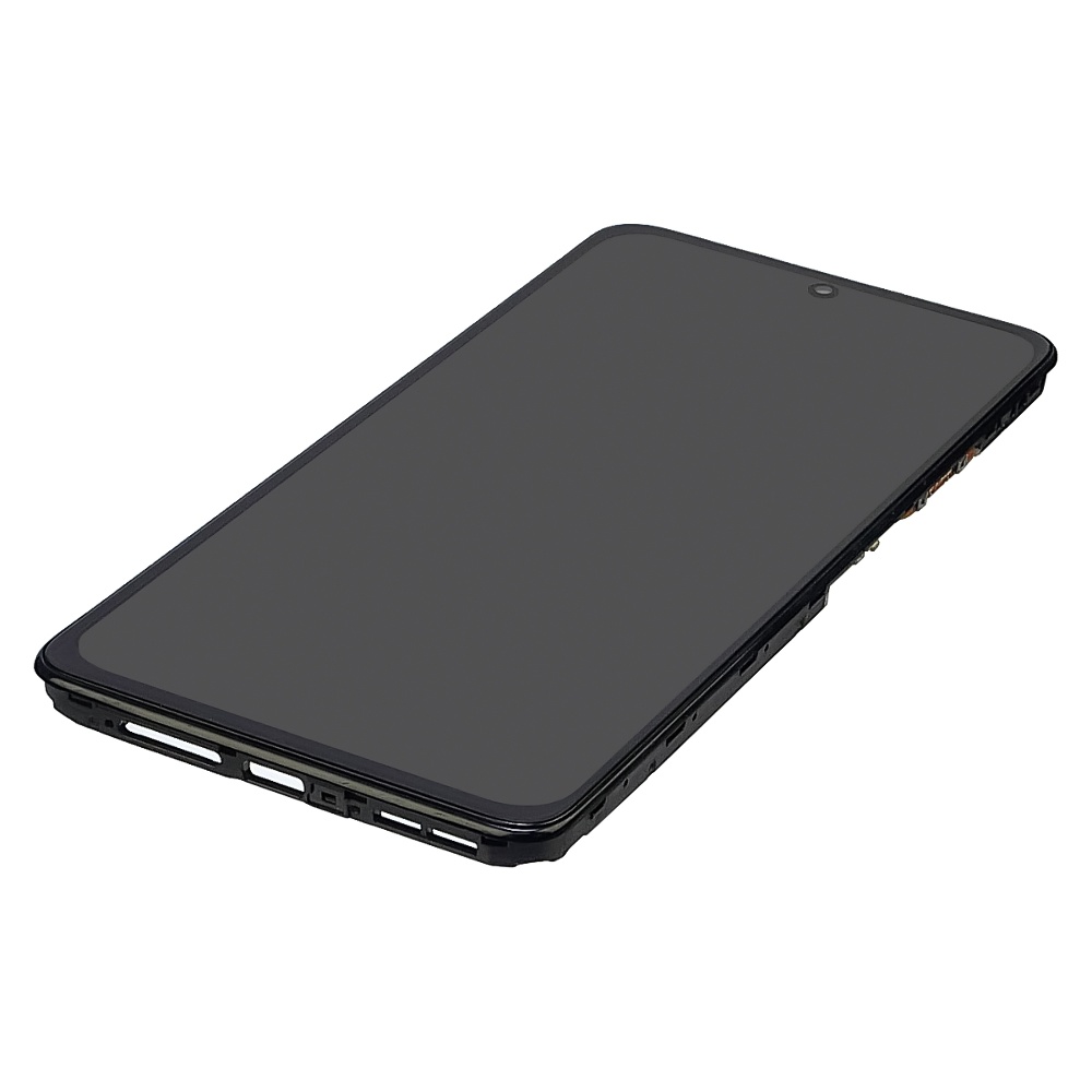 Дисплей для Xiaomi Redmi Note 11 Pro с чёрным тачскрином и корпусной рамкой OLED