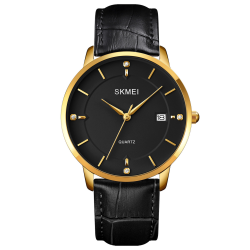 Skmei 1801LGDBK Gold-Black Leather Skmei 1801LGDBK Gold-Black Leather