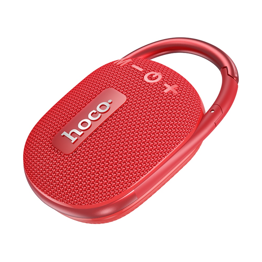 Портативная Bluetooth колонка Hoco HC17 TWS с LED подсветкой red