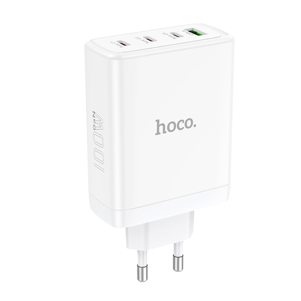 Сетевое зарядное устройство Hoco N31 PD100W 3C1A белое