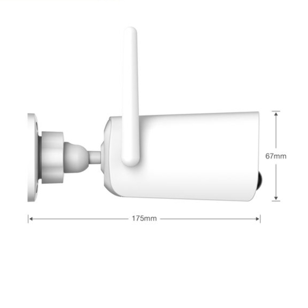IP-камера видеонаблюдения Smarteye 804RTD белая