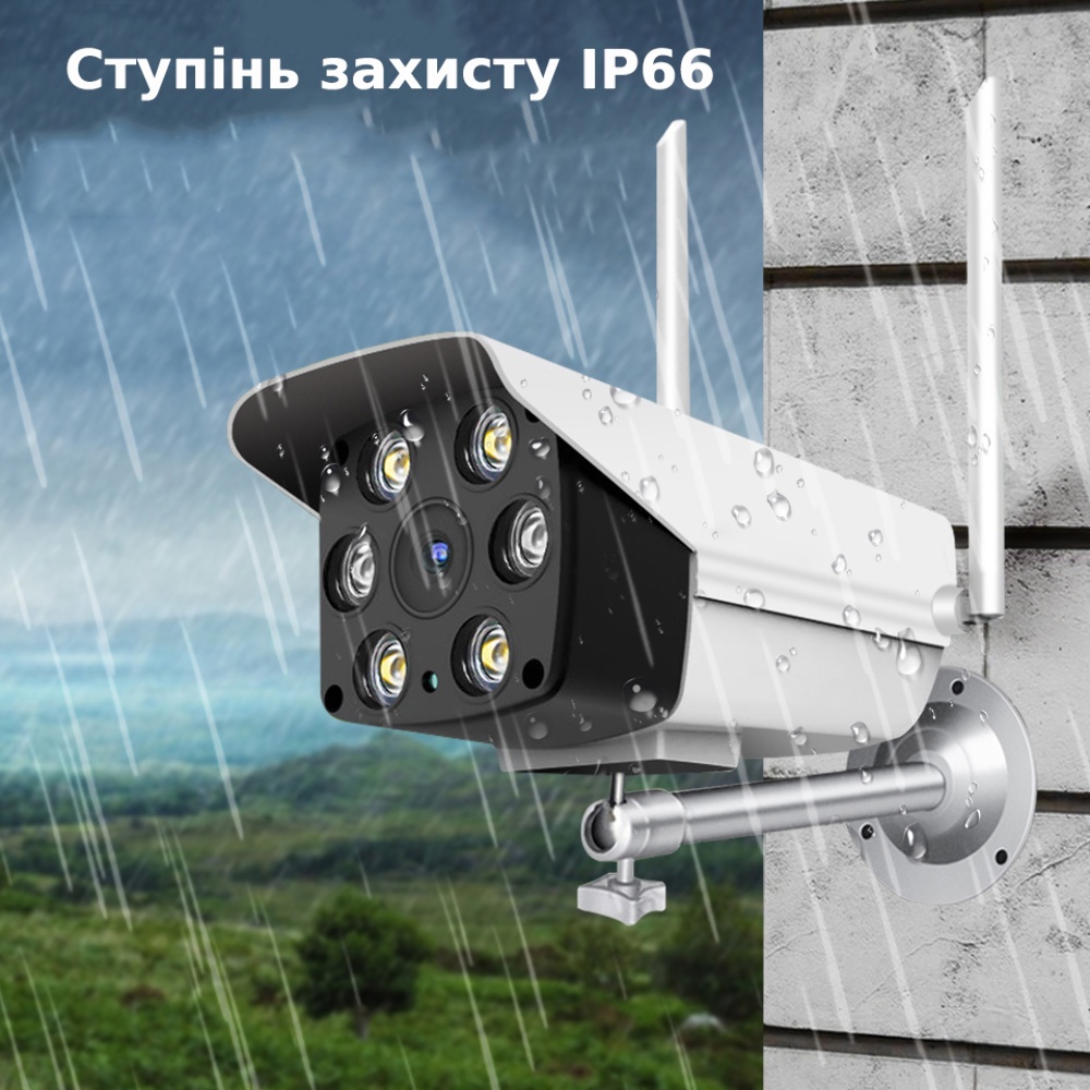 IP-камера видеонаблюдения Loosafe 122455-C6-4MM белая