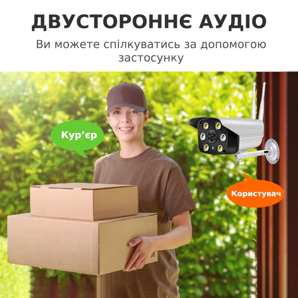 IP-камера видеонаблюдения Loosafe 122455-C6-4MM белая
