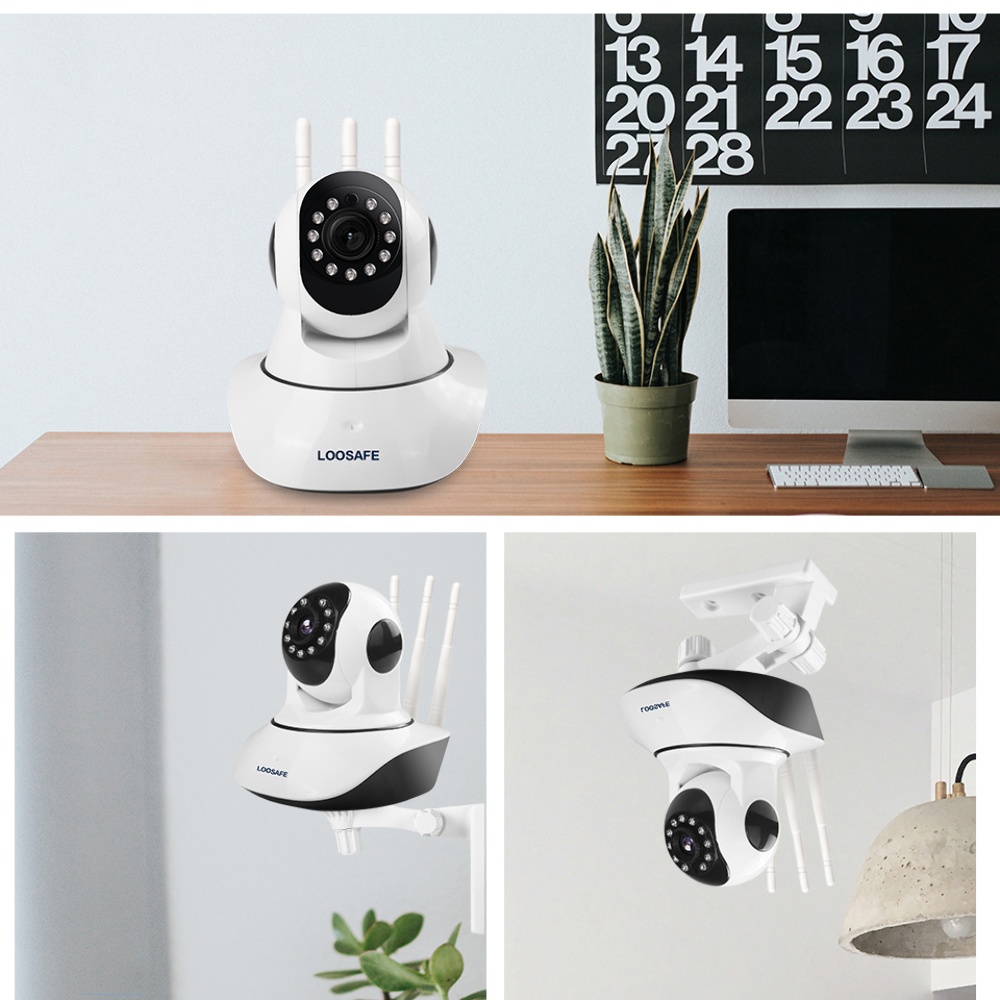 IP-камера видеонаблюдения Loosafe 130844-F3 белая