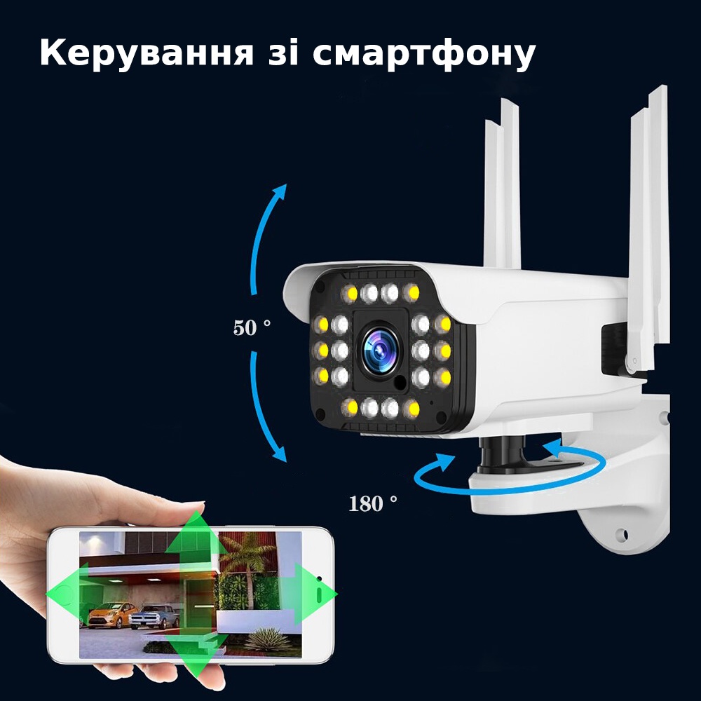 IP-камера видеонаблюдения Loosafe 130933-C6-20-6MM белая