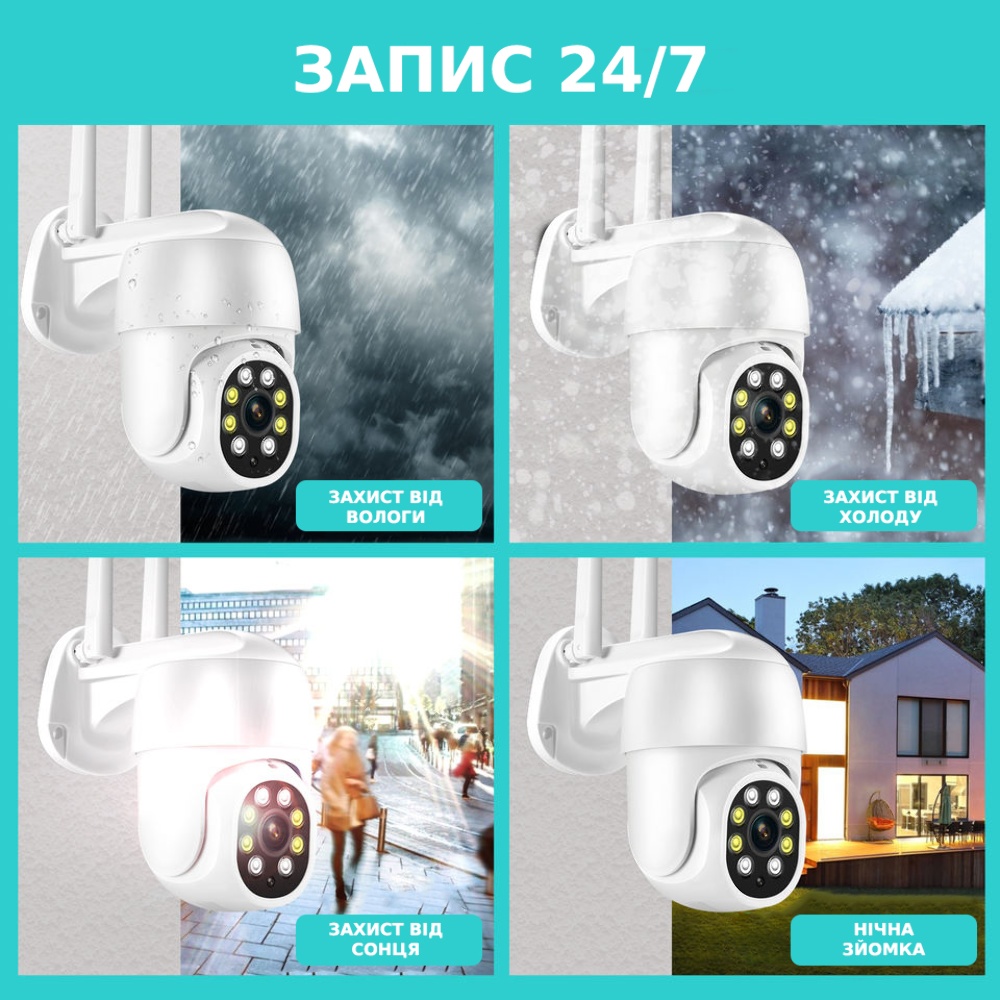 Комплект видеонаблюдения Loosafe 131211-LS-N 4CH 4 IP камеры и NVR видеорегистратор белый