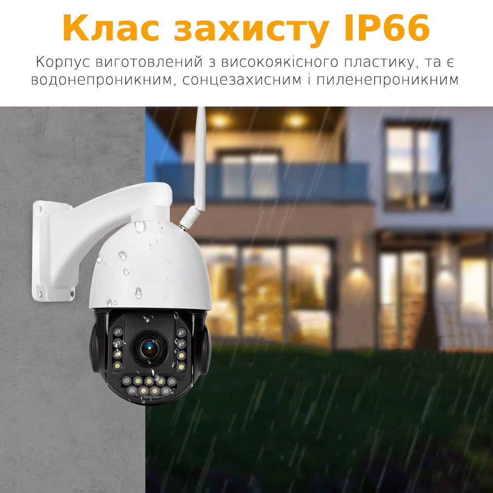 IP-камера видеонаблюдения Loosafe 131449-848 48X Zoom белая