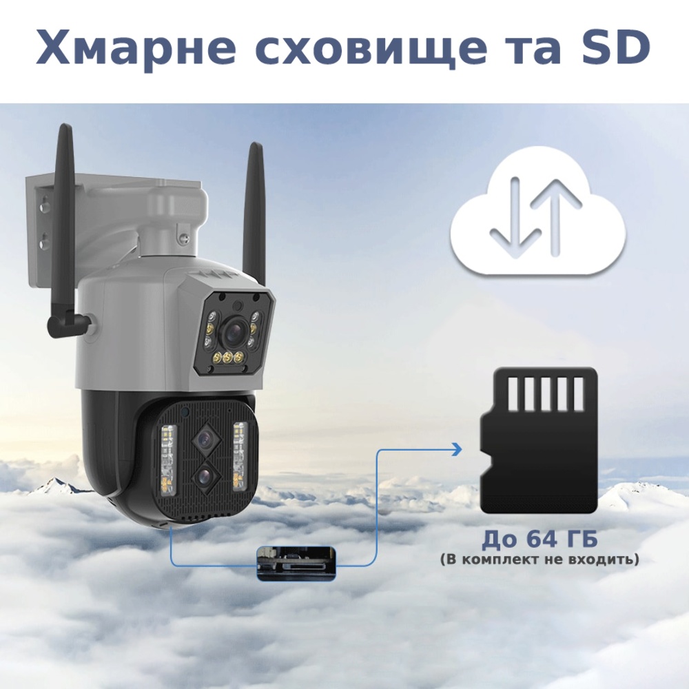 IP-камера видеонаблюдения Loosafe 131519-B3 черная