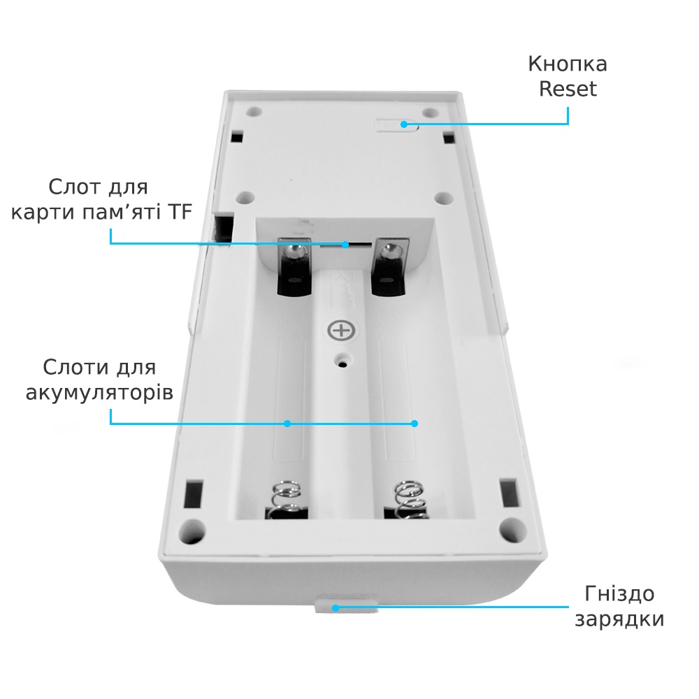 IP-камера видеодомофон Loosafe LS-ML10 Door bell белая