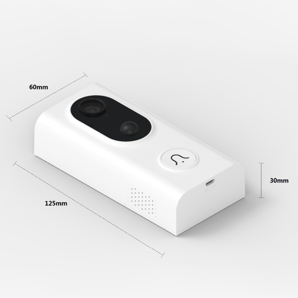 IP-камера видеодомофон Loosafe LS-ML10 Door bell белая