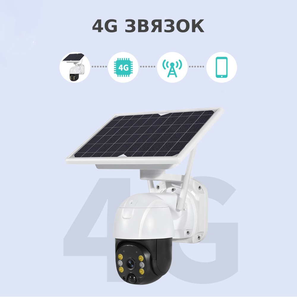 IP-камера видеонаблюдения Loosafe LS-S10 Plus 4G белая