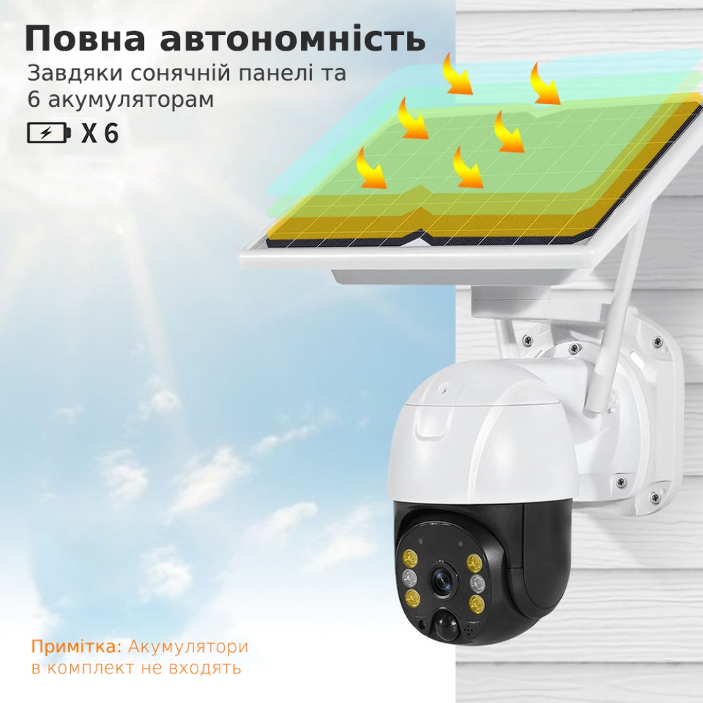 IP-камера видеонаблюдения Loosafe LS-S10 Plus WiFi белая