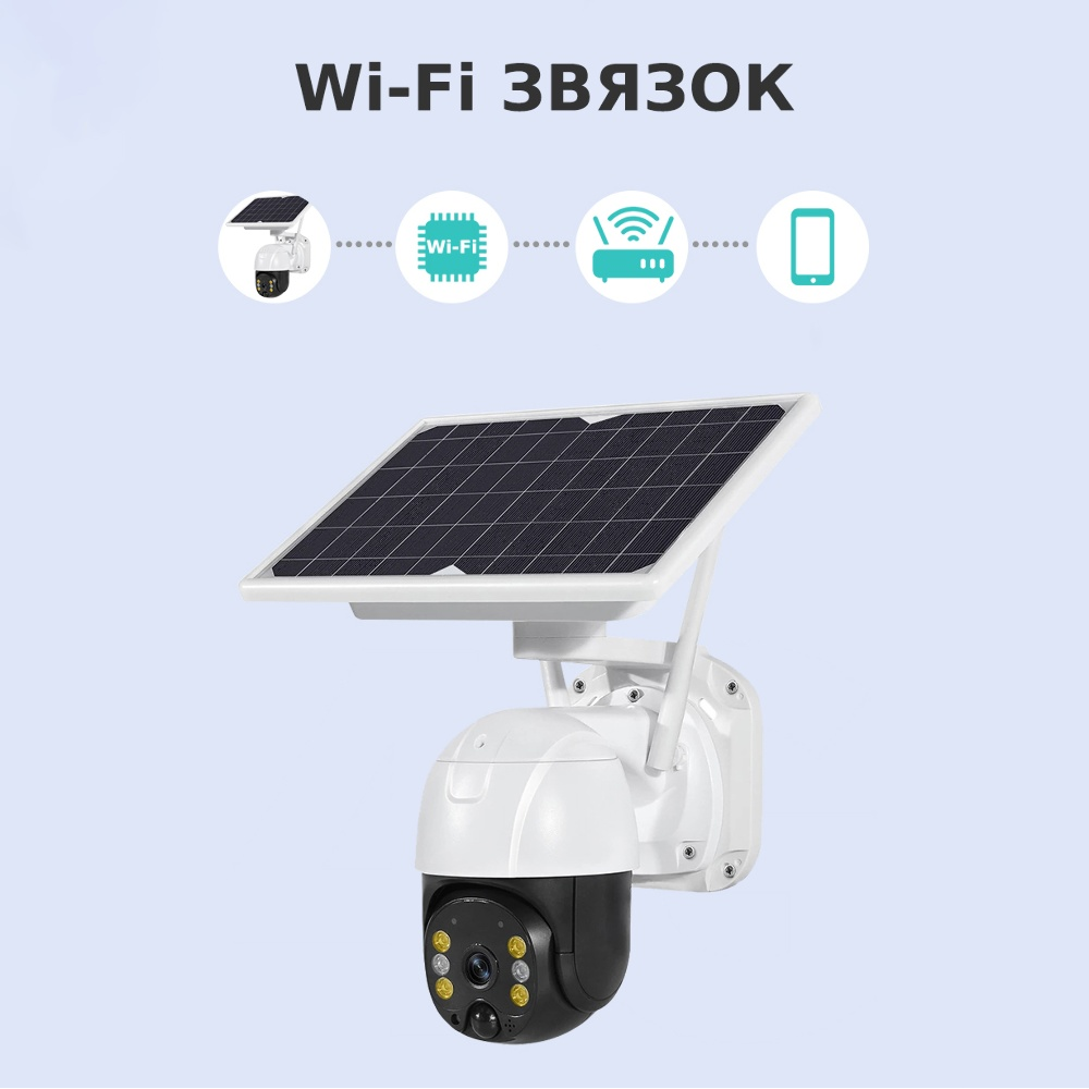 IP-камера видеонаблюдения Loosafe LS-S10 Plus WiFi белая