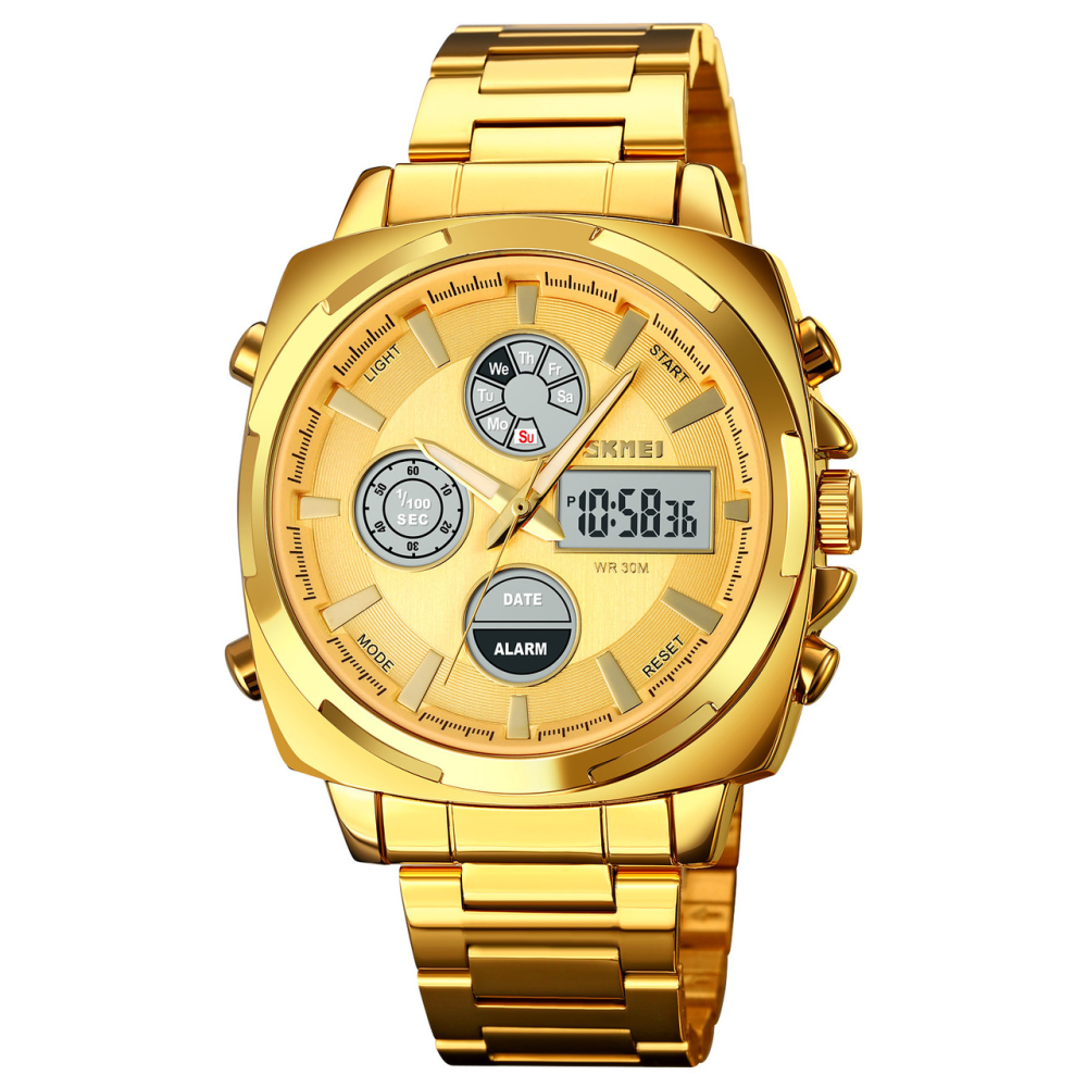 Skmei 1673GDGD Gold-Gold SALE