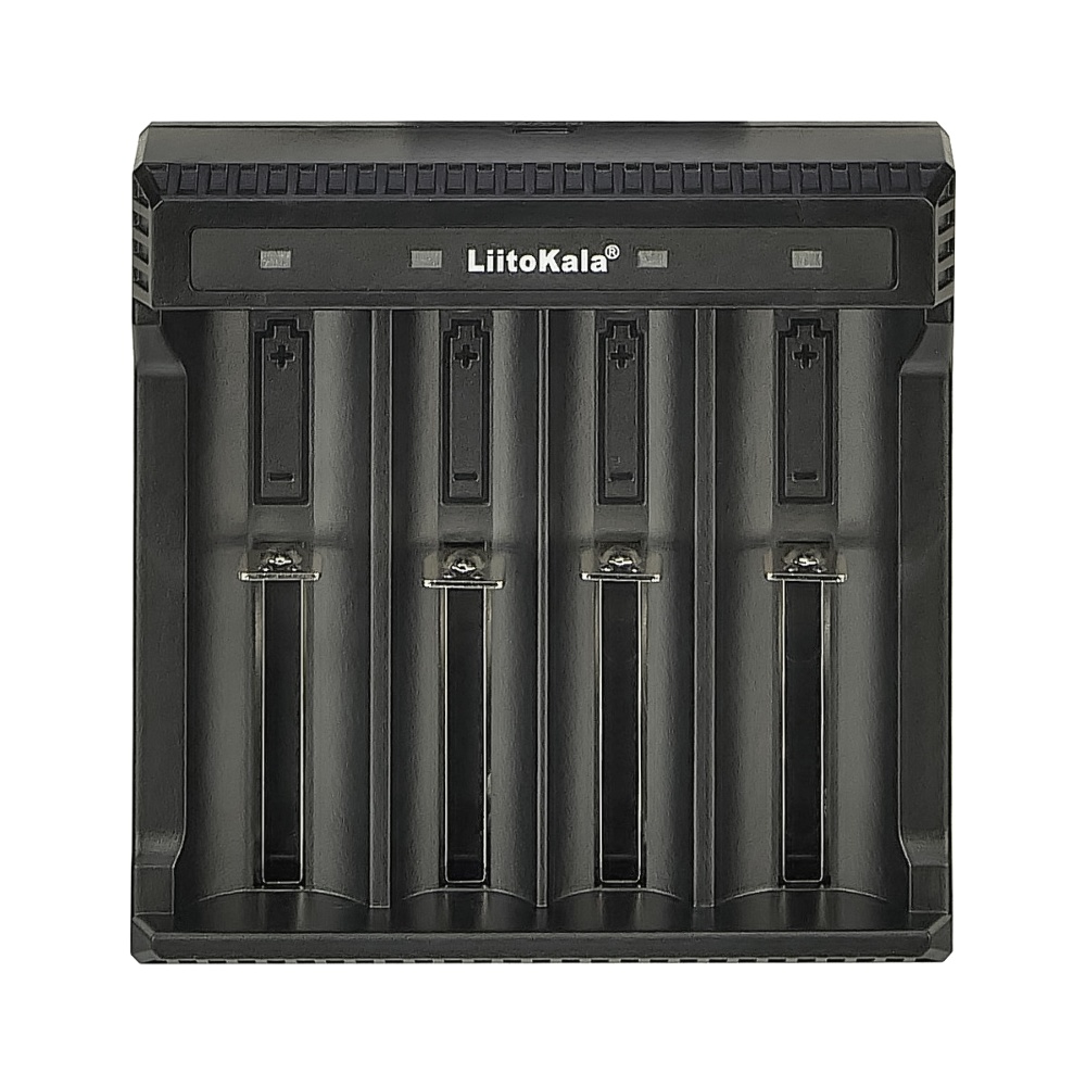 Сетевое зарядное устройство с тестером LiitoKala Lii-L4 для аккумуляторов 18650/ АА/ ААА и других, 4 слота