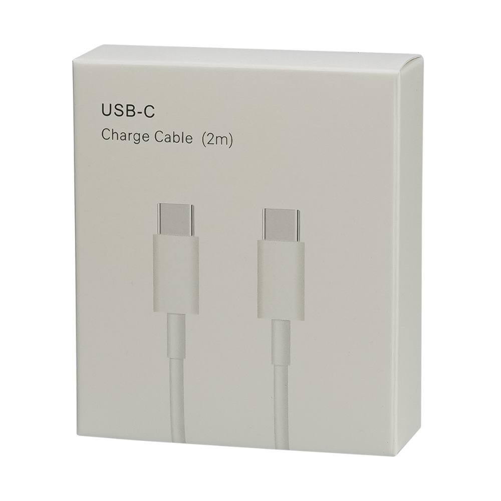 Кабель Type-C to Type-C 2m white