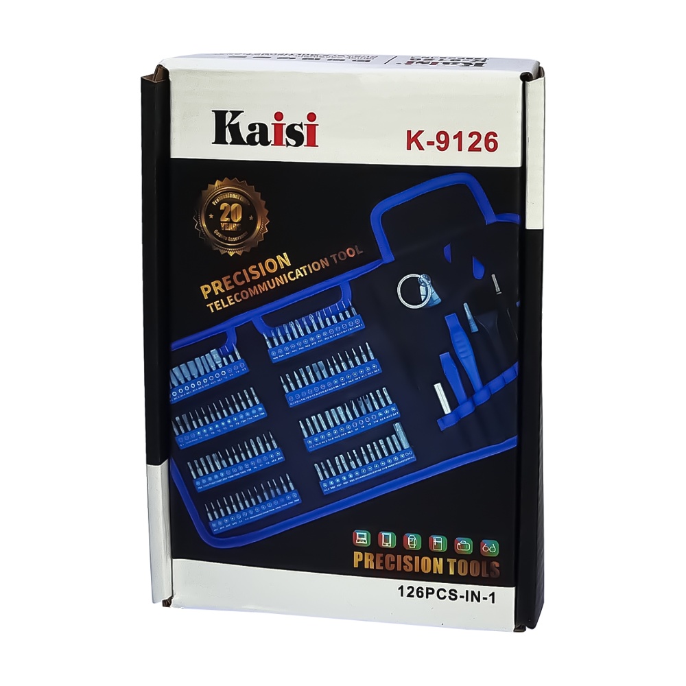 Набор инструментов Kaisi K-9126 (ручка, 112 бит, 2 удлинителя, пинцет, 9 оупентулов, кисточка ESD)