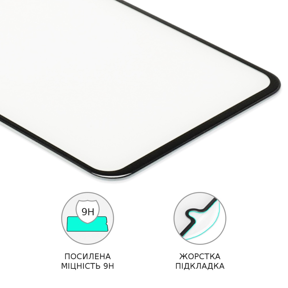Защитное стекло для Xiaomi Redmi Note 12 Pro 5G (0.3 мм, 4D ARC чёрное) Люкс