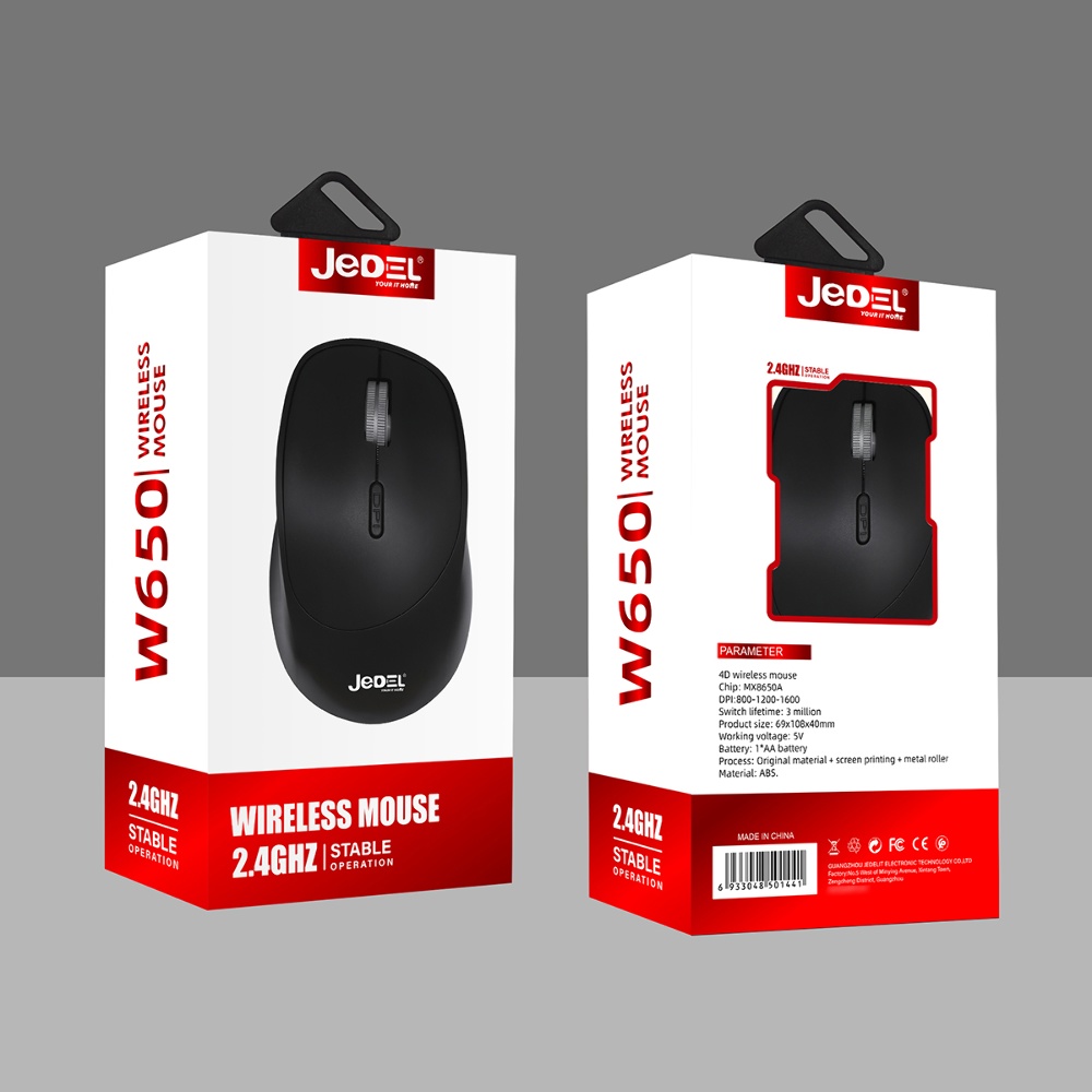 Игровая мышь Jedel W650 чёрная
