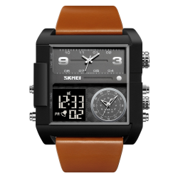 Skmei 2020BKBKBN Black-Broun-Black Skmei 2020BKBKBN Black-Broun-Black