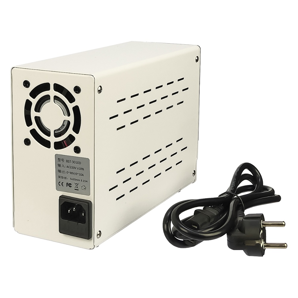 Блок питания лабораторный Best BST-3010D, 30V 10A, импульсный, с цифровой индикацией (V/A/W), USB 5V/2A