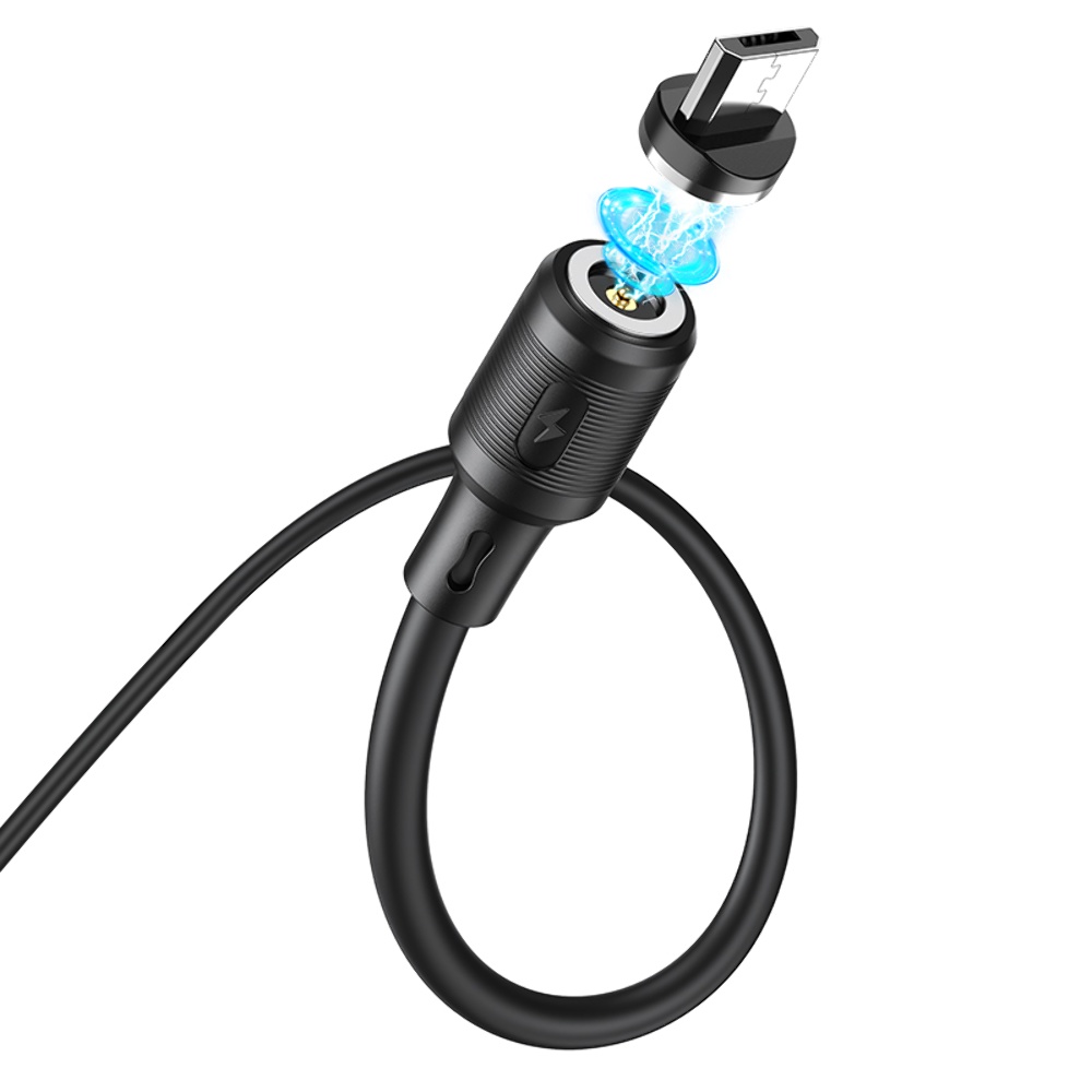 Кабель Hoco X52 магнитный USB to MicroUSB 1m black