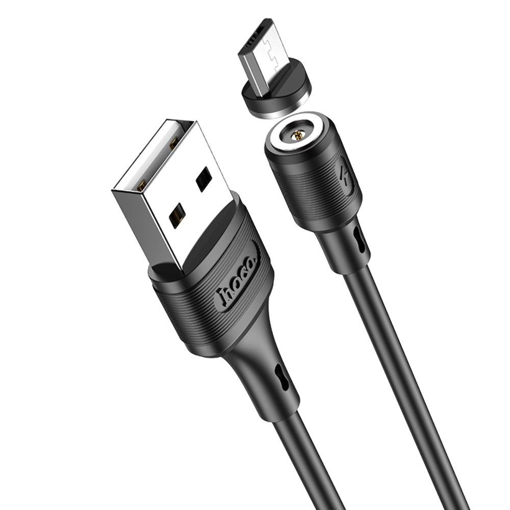 Кабель Hoco X52 магнитный USB to MicroUSB 1m black