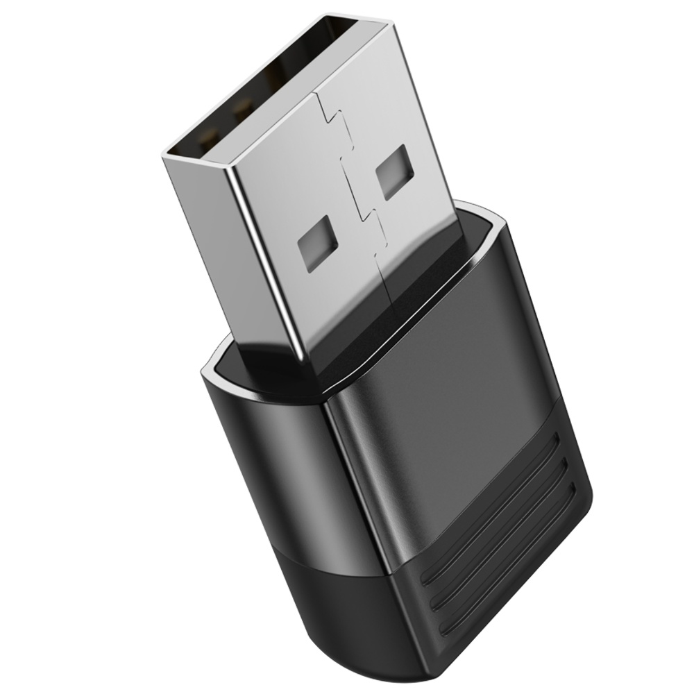 Адаптер переходник Borofone BV18 Type-C to USB 2.0 черный