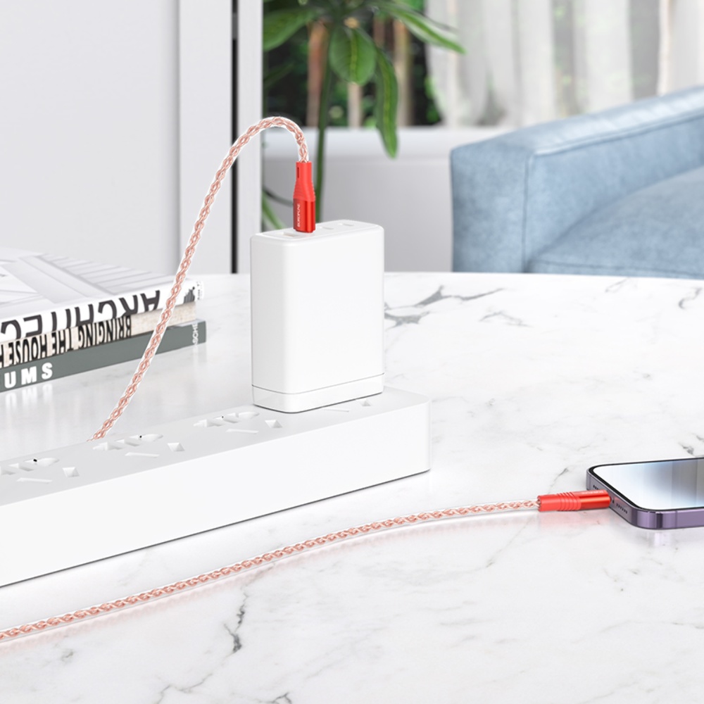 Кабель Borofone BX96 Type-C to Lightning PD 27W 1m red