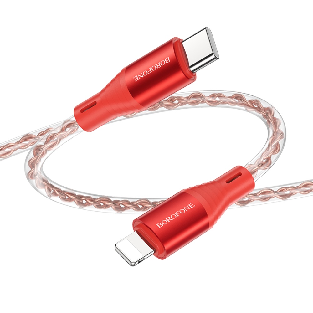 Кабель Borofone BX96 Type-C to Lightning PD 27W 1m red