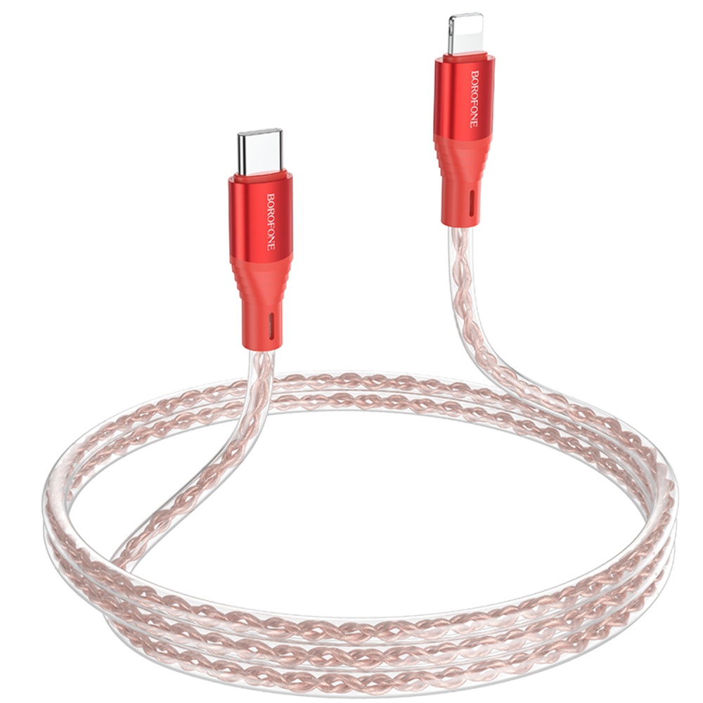Кабель Borofone BX96 Type-C to Lightning PD 27W 1m red