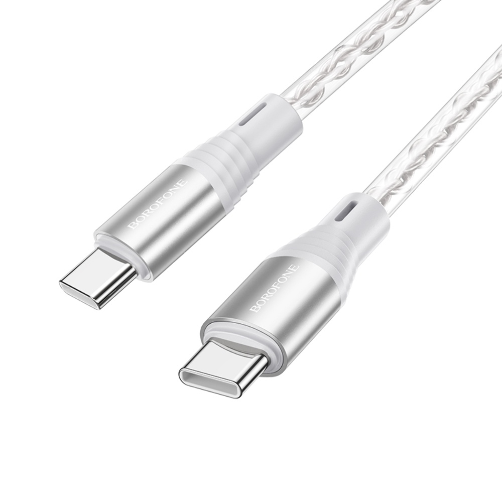Кабель Borofone BX96 Type-C to Type-C PD 60W 1m grey