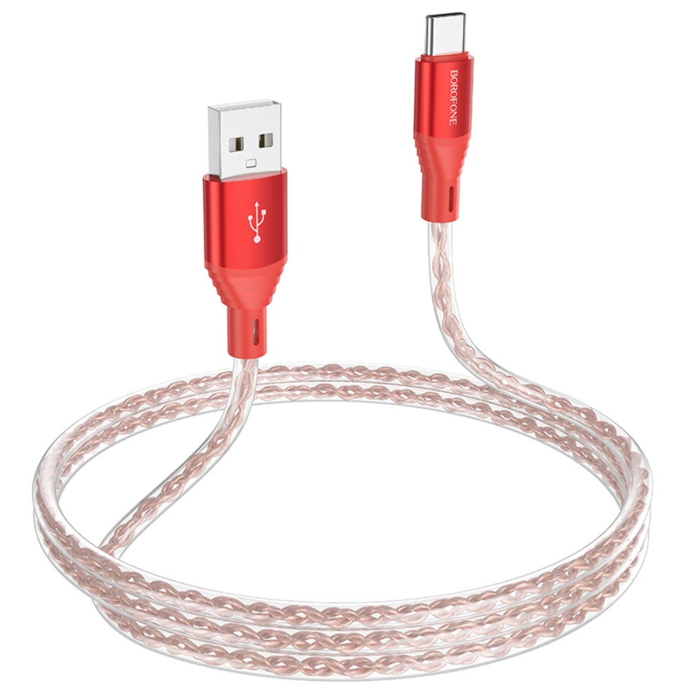 Кабель Borofone BX96 USB to Type-C 1m red