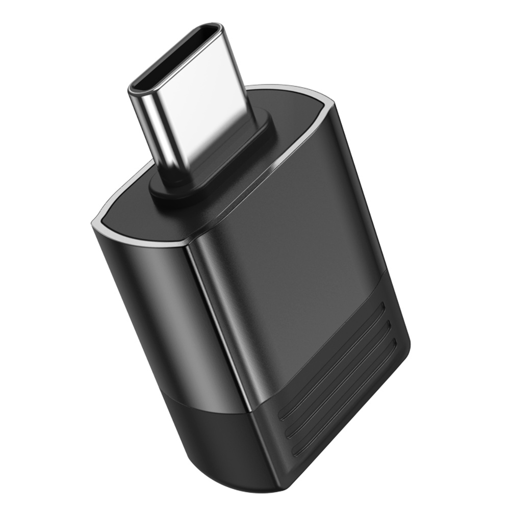 Адаптер переходник Borofone BV18 Type-C to USB 3.0 черный